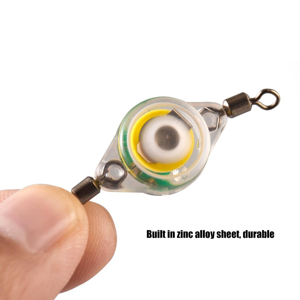 1 až 5 balení LED rybářská návnada Tvar oka 4 barvy blikající Deep Drop Podvodní návnada pro lov olihní Svítící k přilákání ryb