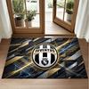 Juventus FC Design Crystal Velvet Rug Soft Decorative Mat for Bedroom Entrance
