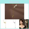 Elegant Bamboo Style Cat Eye Stone Necklace Stylish Korean Design For Women 2022