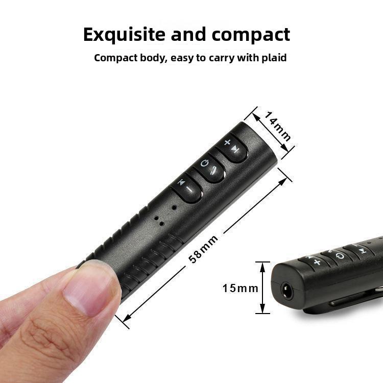 Lavalier 3.5mm Bluetooth Adapter Car Bluetooth Hands-Free Audio Receiver 450 Wireless Car Receiver