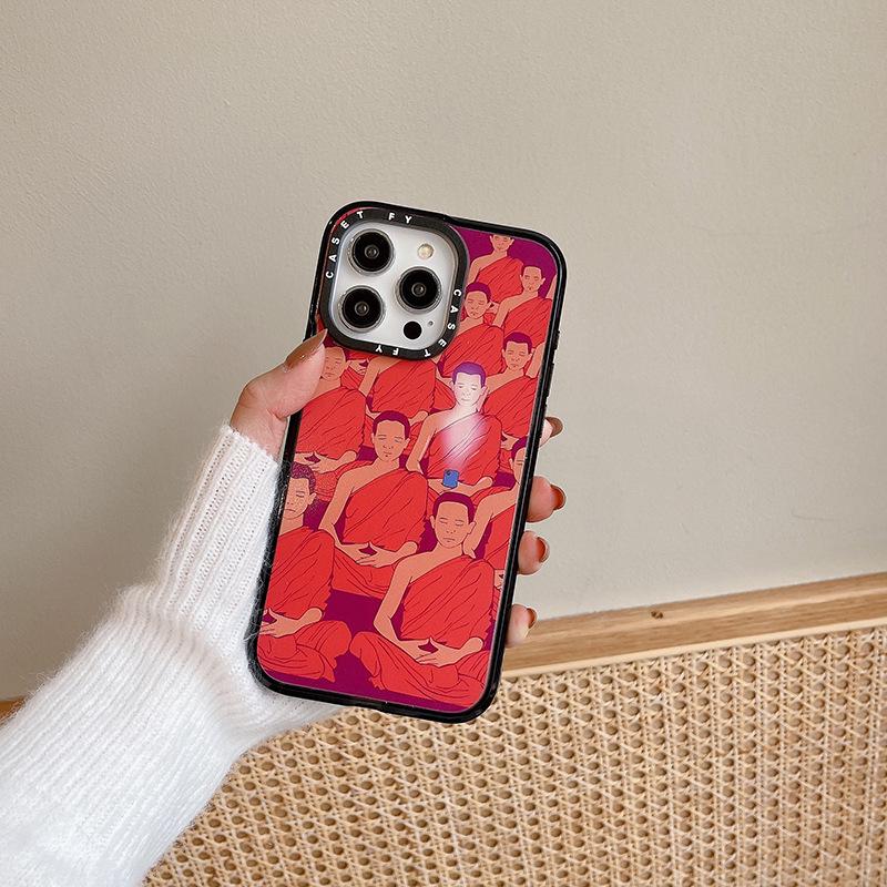 

Чехол для iPhone 15 Pro Max Meditation Enlightenment — совместим с 14 Pro/13/12, модный дизайн iPhone 14/13