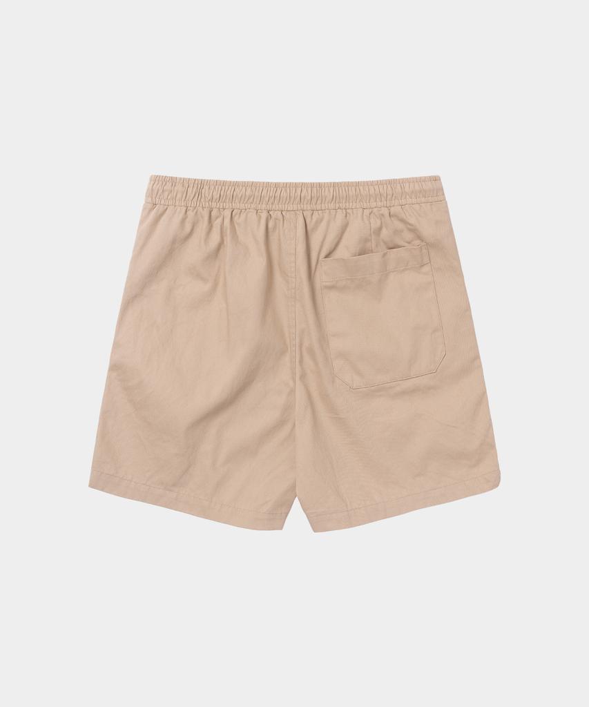 AECA Aeca Banding Cotton Shorts-Beige