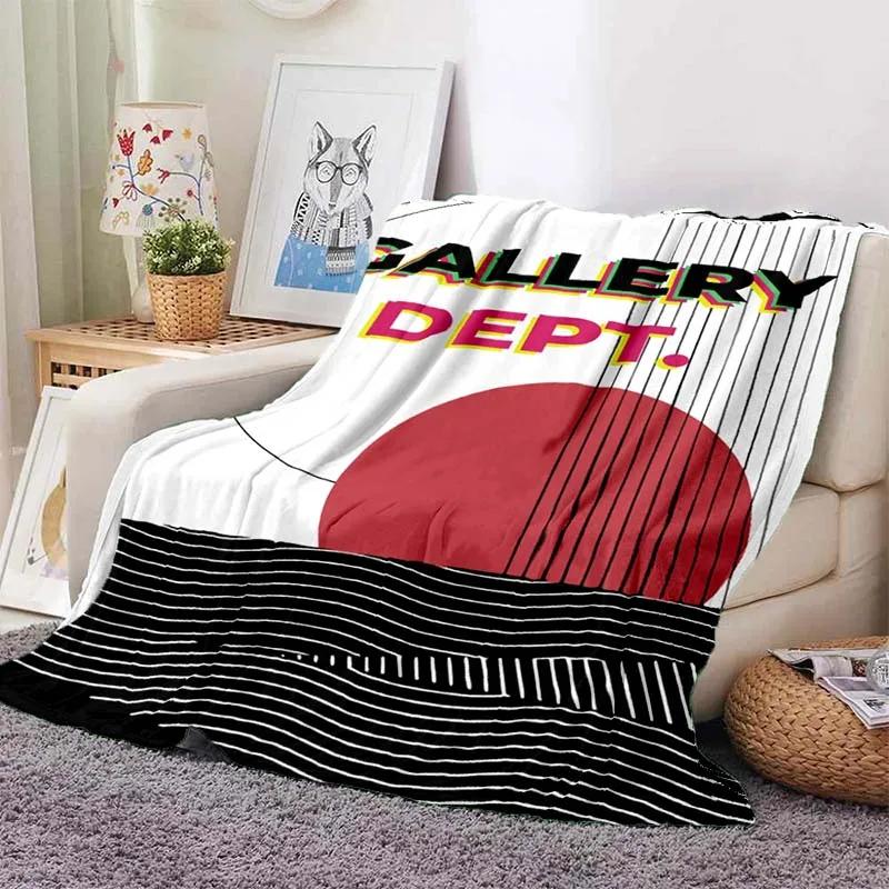 G-Gallery D-Dept Print Flannel Blanket Children Teen Family Gift Portable Home Travel Bed Sofa Office Plush