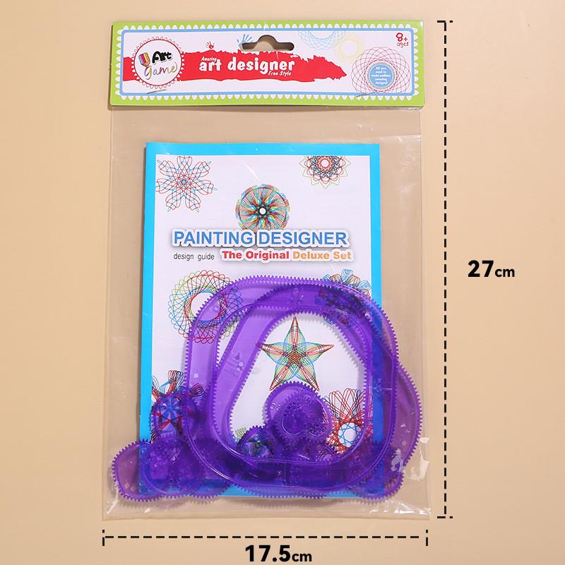 

Set Plastic Ruler With Drawing Templates For Preschool Art And Toys Educational