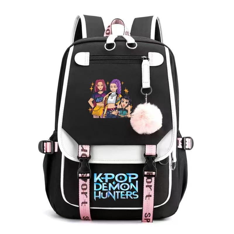 Witch Hunters Printed School Bag College Wind Large Capacity Junior High School Student Backpack