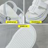 Sandal Girl 2025 New Outer Wear Fairy Style Muffin Hole Shoes Platform Korean Version Ins Trend Roman Cowhide