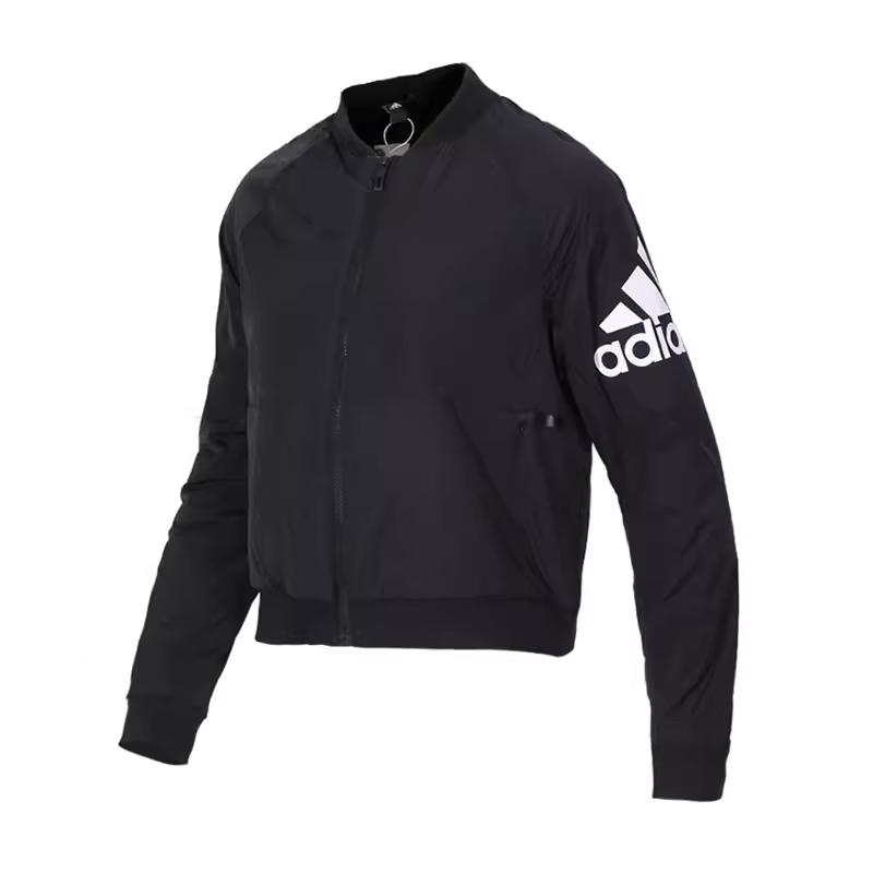 

Adidas теплая ветрозащитная повседневная куртка женская куртка черная DT2402 S