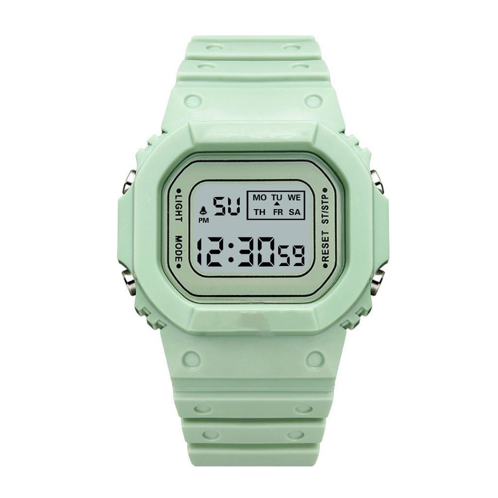 UTHAI CE117 Sports Electronic Watch Unisex Square Watches Students Digital Wristwatch Waterproof Clock Bracelet For LED