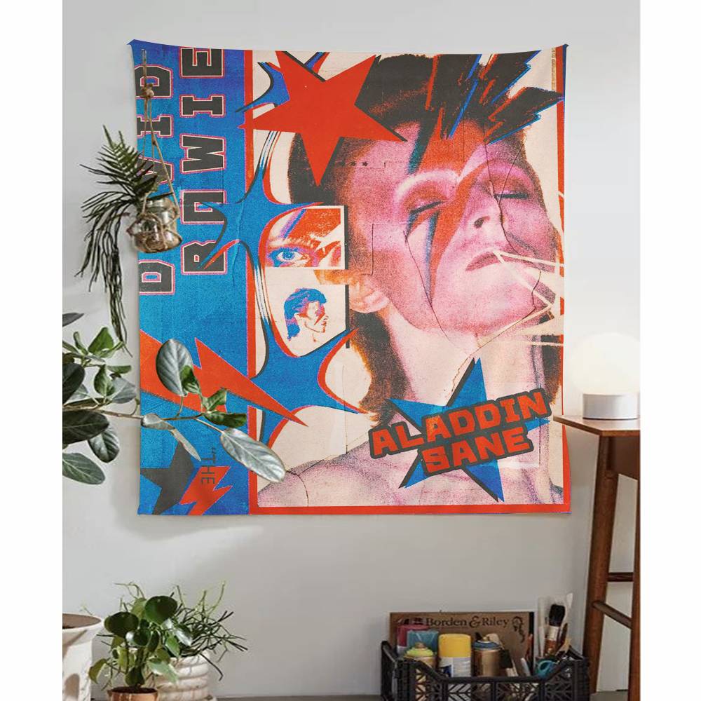 Musician DDavid BBowieS11 Hippie Wall Hanging Tapestries Bohemian Wall Tapestries Mandala INS Home Decor