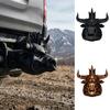 Stierenkop Trekhaak Afdekking voor 2 Inch Ontvangers 3D Geprint Grappige Trekhaakbal Beschermer Vrachtwagen Accessoire voor SUV Pick-up Auto's