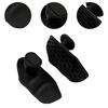 1 Pair Anti-slip Workout Gym Gloves Elastic Silicone Palm Grips Weight Lifting Grips  Pull-ups