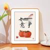 Annual Good Luck & Peace Photo Frame: Child’s Persistence Ornament for Study/Office Desktop