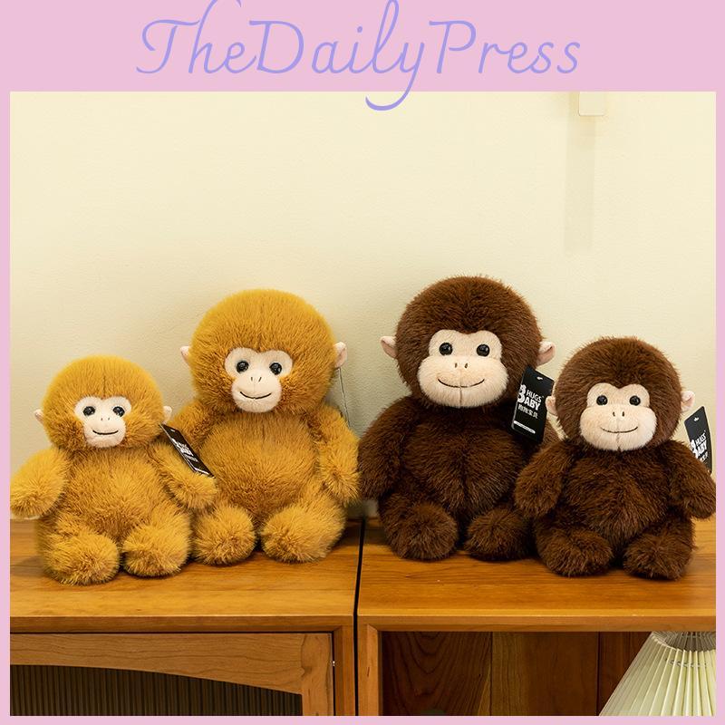 Nosed Macaque Snub Monkey Plush Toy Cute Cartoon Girl Children Holiday Gift Doll