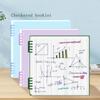 Binder Notebook Refillable 10 Hole Pre-Punched Binder Journal Notebook 120 Pages Gridded for Noting Planning Journaling