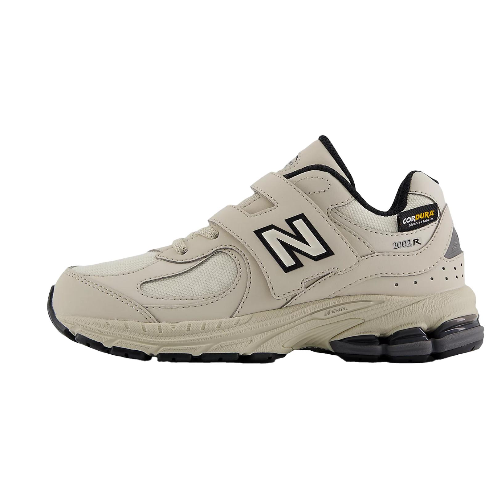

New Balance NB 2002 Универсальные Удобные Прочные Детские Кроссовки с Низким Верхом Детские кроссовки Бежевый Черный PV2002PM 28