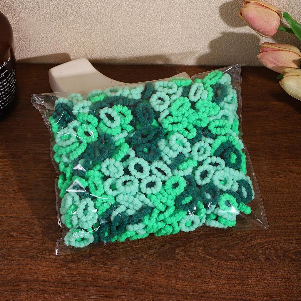 500-Pack Hair-Friendly Elastic Bands for Girls & Babies