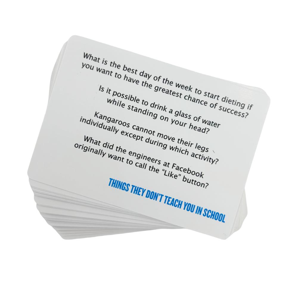 The Hygge Game I Should Have Known That Trivia Game Cards Green Board Deck Things They Don't Teach You In School