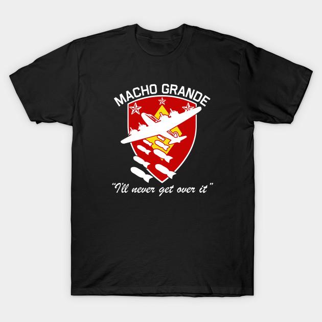 

Men Black Print T-shirt Macho Grande Patch No-Cut Transfer Paper Print Cotton Tshirt 3XL чёрный