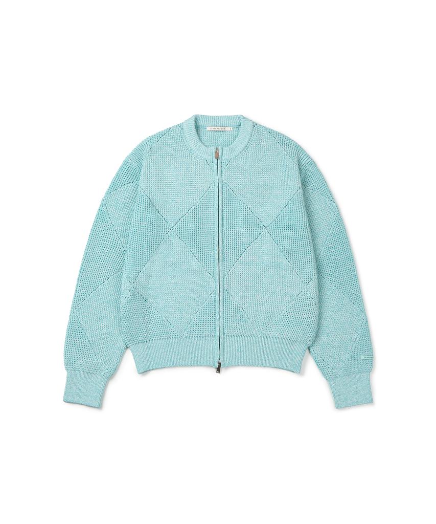 Instantfunk Men'S Zip-Up Cardigan - Mint