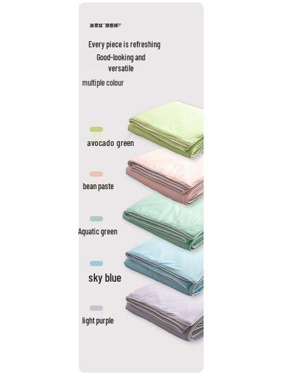 Silk-Like Summer Cooling Quilt - Lightweight, Washable, Luxurious Comfort