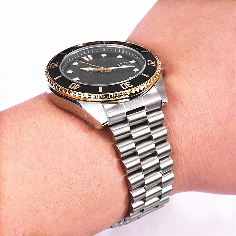 Cinturino Metallico in Acciaio per Immersione da 22mm per Orologio Casio Duro Mdv107-1A MDV106-1A Braccialetto Braccialetto Parti di Ricambio