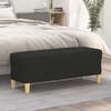 349379 vidaXL Bench Black 100x35x41 Cm Fabric