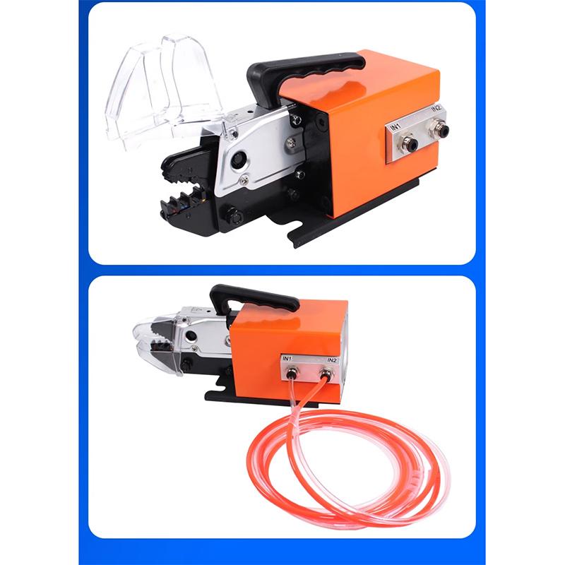 Pneumatic Crimping Pliers Terminal Crimping Machine Cold Press 0.25-10mm 10MPA Multi-function Exchangeable Mold Terminal Machine
