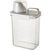 Airtight Laundry Detergent Dispenser Powder Storage Box Clear Washing Powder Liquid Container with Lids Jar