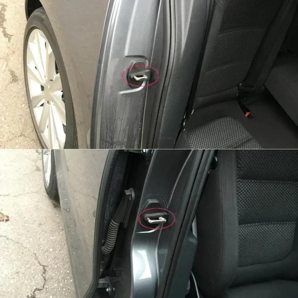 Universal Car Door Lock Sound Deadener Damper Buffer Door Shock Absorber Pad Protector for Ford Jeep Suzuki Dodge Accessories