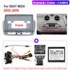 2008 - 2014 2015 2016 2017 For SEAT IBIZA 9"/LHD/RHD Car Multimedia Radio Frame Fascia Panel Dashboard Mounting Bracket Adapter