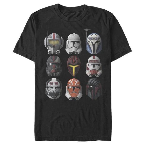 Star Wars The Clone Wars Helmet Choice TShirt Unisex Unisex Unisex5 S