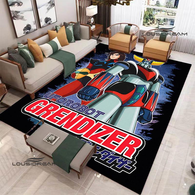 Tapis 3D OVNI ROBO GRENDIZER GOLDORAK Tapis antidérapant Tapis d'extérieur Tapis de zone Tapis de décoration pour la maison la chambre à coucher Tapis pour chambre à coucher Cadeau d'anniversaire