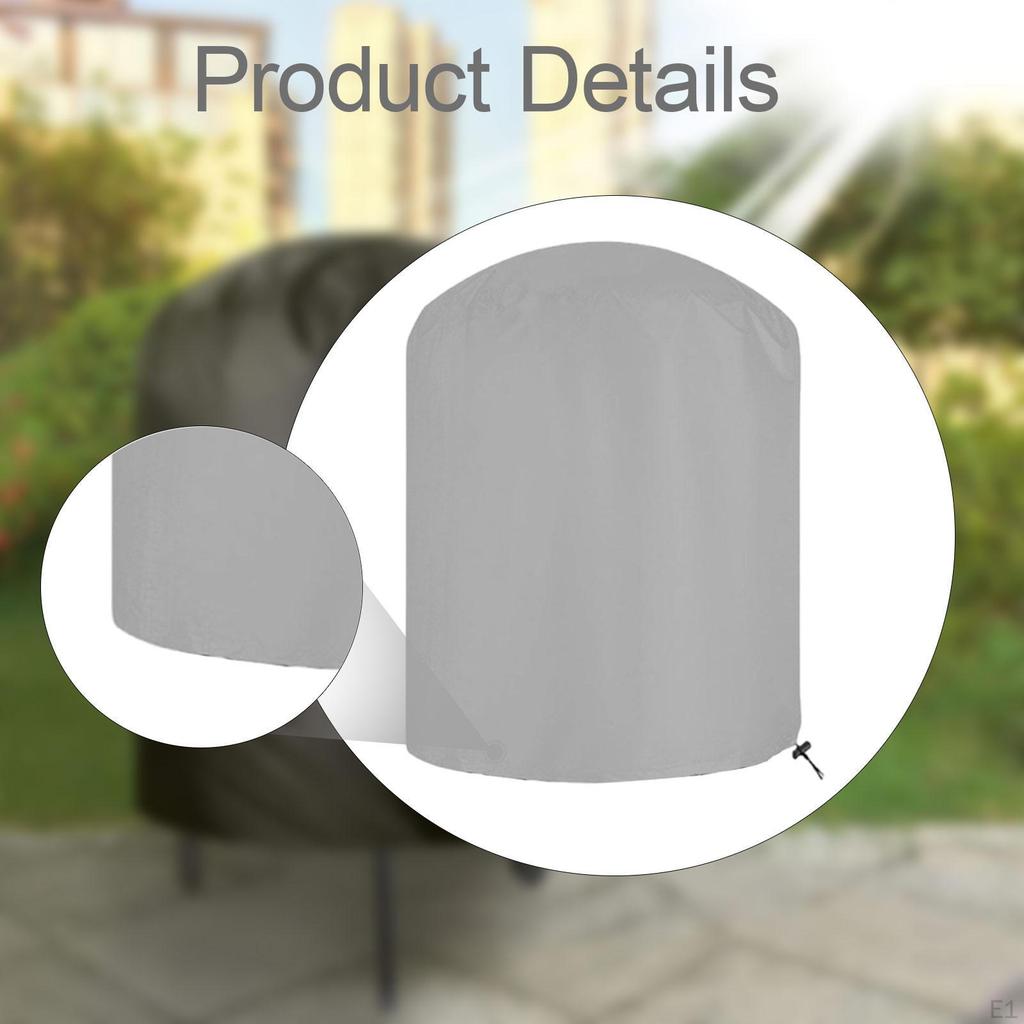 Outdoor Cover for Round BBQ Grills