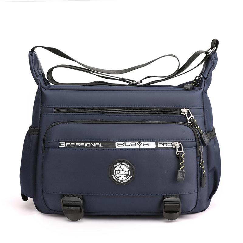 Men's Messenger Bag Crossbody Shoulder Bags Men Small Sling Pack for Work Business Waterproof Oxford Packs Satchel Purse