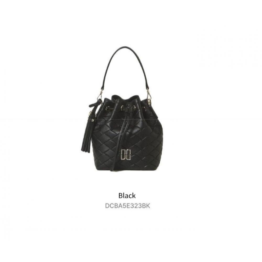 Daks Black Leather Drawstring Bag Carlisle Mesh Dcba6e323bk