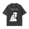 Vintage Daughters of Cain Ausgewaschenes Rundhals-T-Shirt beidseitig bedruckt