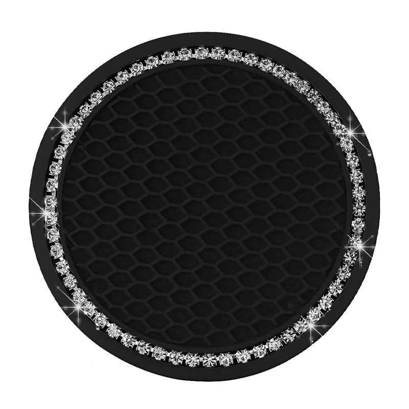 

1 шт. подставок под стаканы Diamond, держателей для стаканов Tea Flower, силиконовых противоскользящих подставок, ковриков для стаканов General Motors в салоне