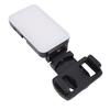 RGB LED Video Light for Phone with Back Clip Rotating 5 Color Temperature 2000mAh Battery Portable Full Color Selfie