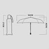  Automatic Folding Umbrella Flat Ultralight Travel for Sun Umbrella 6 Ribs Parasol for Adults Women Men Outdoor Portable