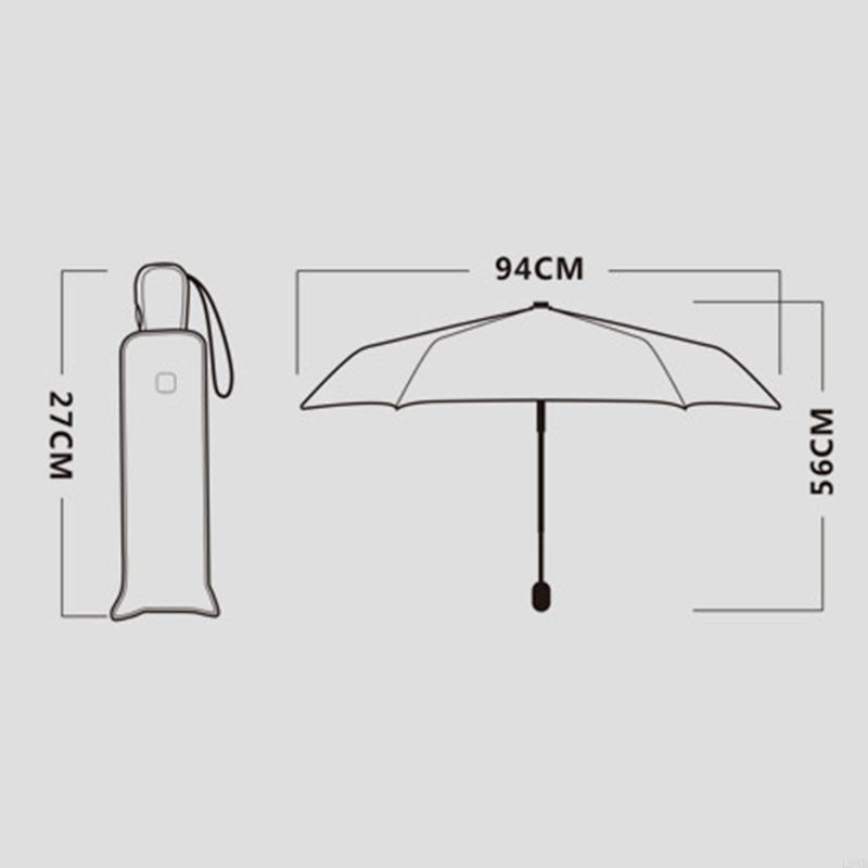  Automatic Folding Umbrella Flat Ultralight Travel for Sun Umbrella 6 Ribs Parasol for Adults Women Men Outdoor Portable