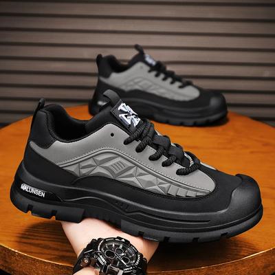 Herren Frühling Neu Dicke Sohle Verschleißfest Outdoor Wandern Rutschfest Mode Herren Retro Workwear Street Trendy Sneakers Schuhe