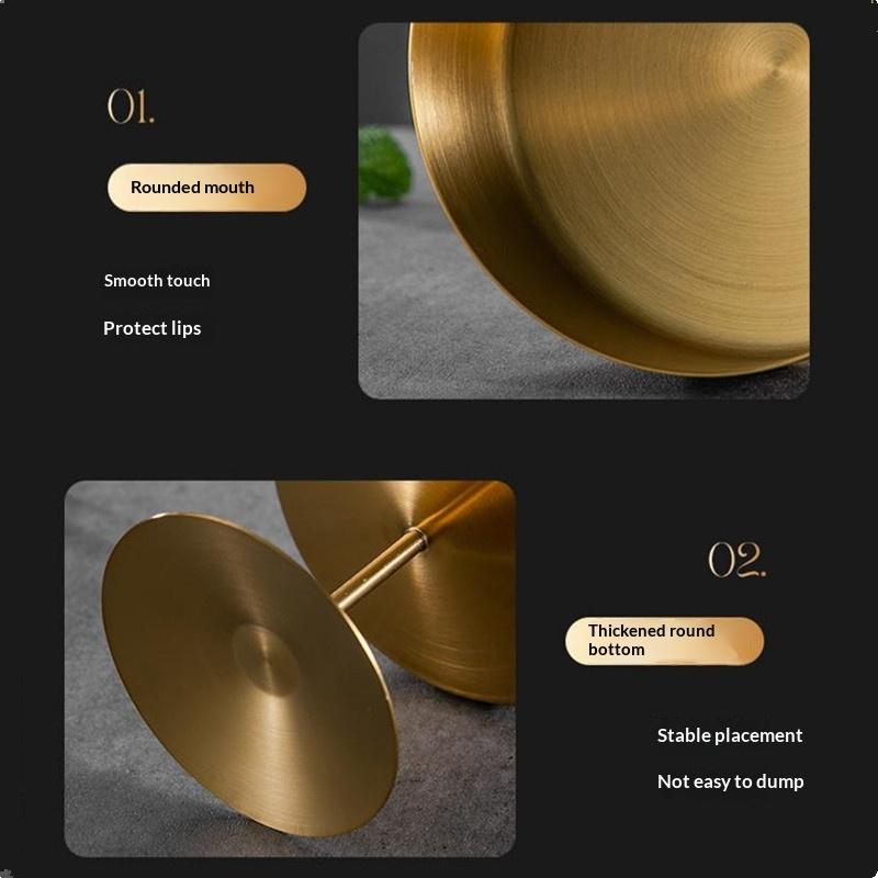 Edelstahl Dessertbecher Puddingbecher Luxus Eisbecher Hoher Fuß Joghurt Dessertbecher Servierteller Obstschale Kuchenplatte