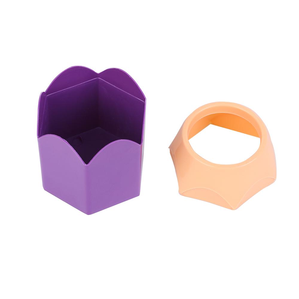 1 Stück Neuer Mini-Stiftehalter Stifteaufbewahrung Vase Schreibwaren Geschenktasse Make-up-Pinselbehälter Box Schreibtisch-Organizer