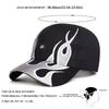 Unisex GAT Letter Flames Embroidery Hip Hop Baseball Hat Personality Caps Spring Autumn Outdoor Leisure Hats Travel Accessories for Women Men