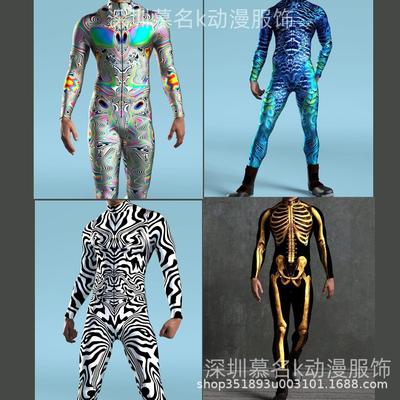 2026 New Tights 3D Digital Printing Adult Cosplay One-piece Costume