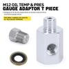 Aluminum Alloy Quick Hydraulic Oil Pressure Gauge Connector for BMW 3 Series E30 E36