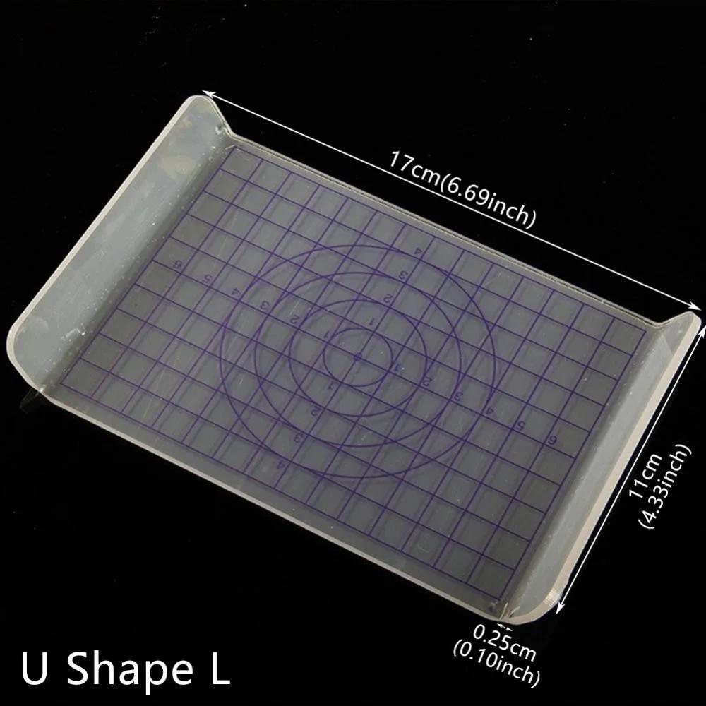 New Clear Clay Press Acrylic Sheet Handmade DIY Clay Roller Clay Pressing Board Rubbing Plate Pottery Machine