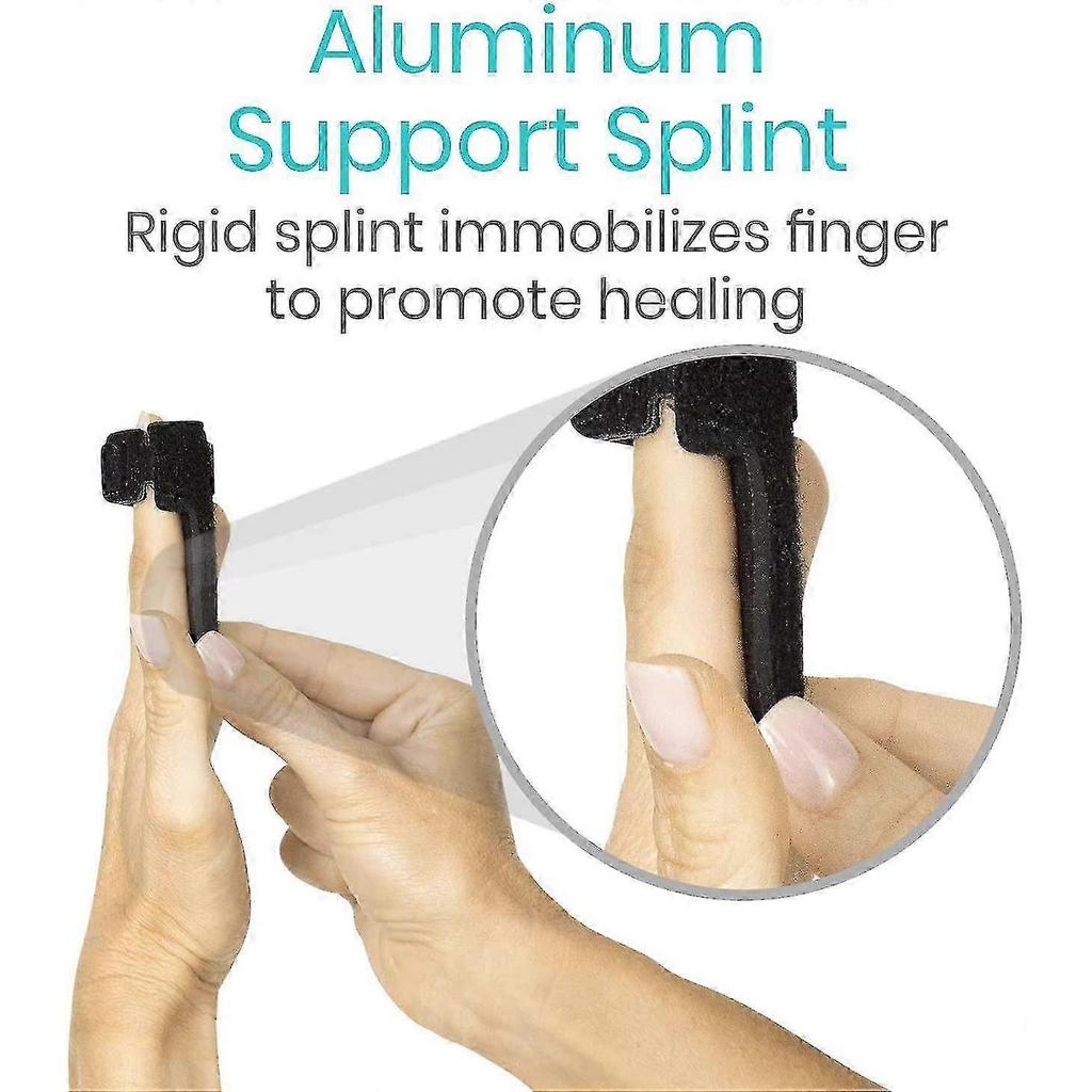 Adjustable Trigger Finger Splint Brace, Finger Support Ring & Thumb Stabilizer for Stiffness & Pain Relief, Universal Fit for Left & Right Hand