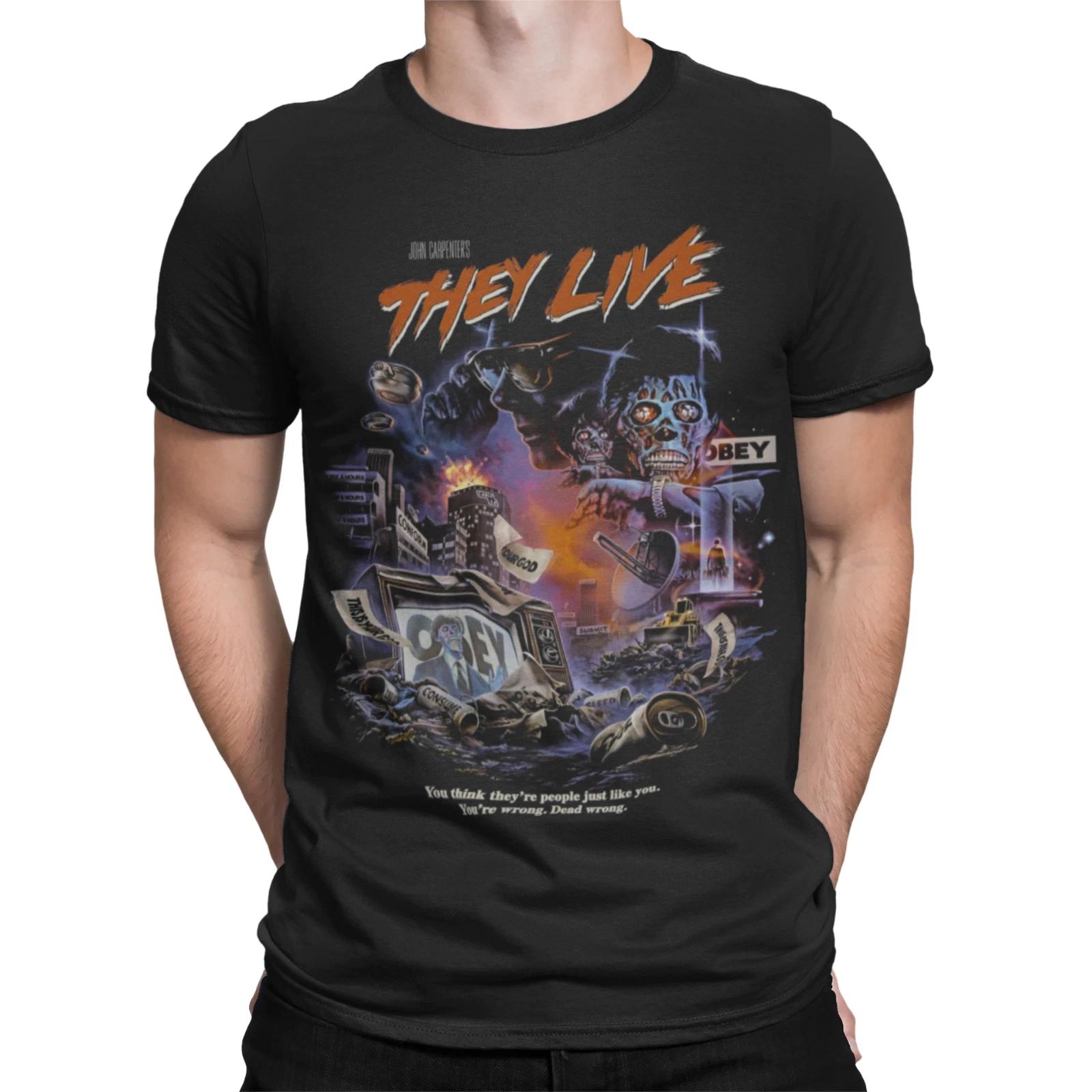 they live horror Christmas birthday sci fi film movie t shirt 4XL