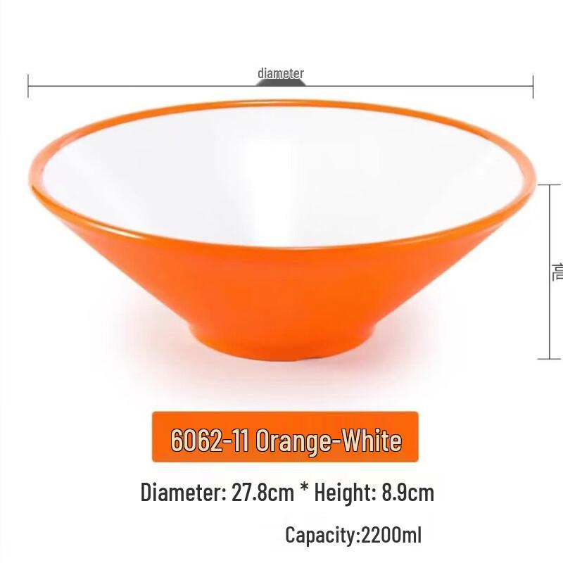 Commercial Melamine Douli Noodle Bowl